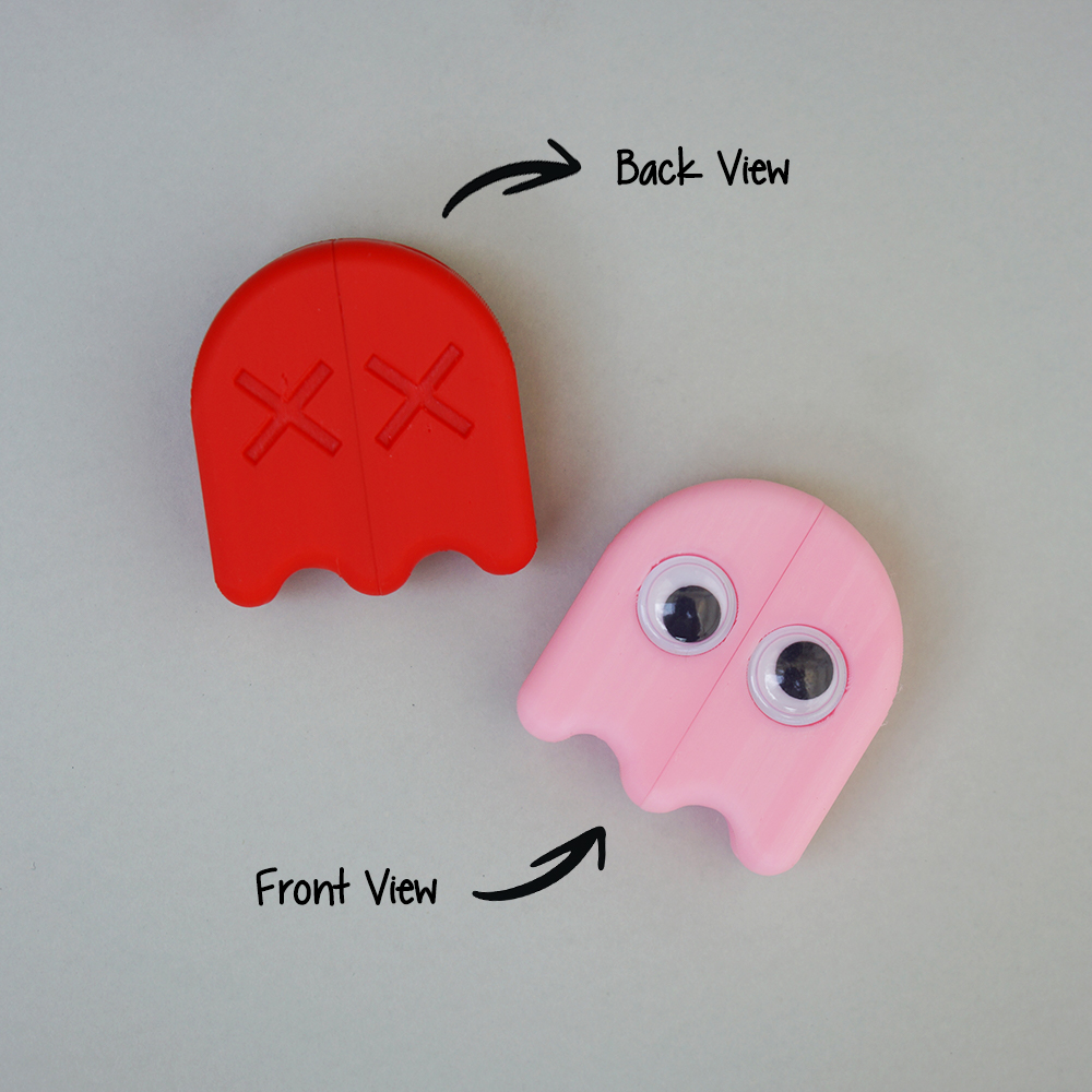 Miniatura 8 do modelo 3D Zipper Pull - Ghost (Pac Man)