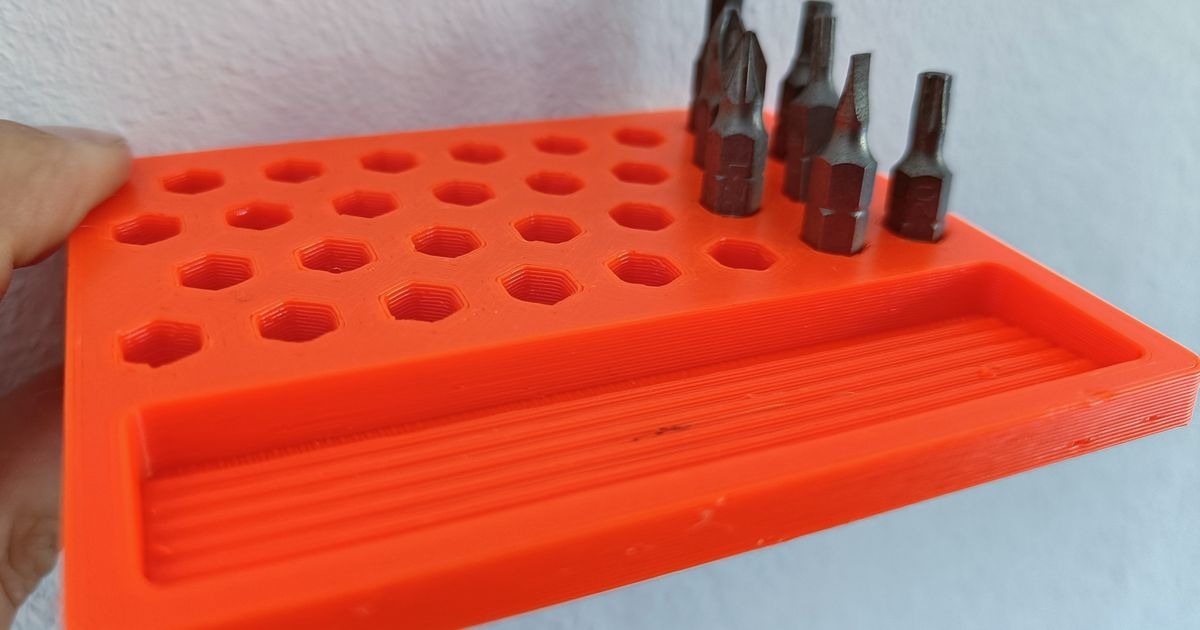Screwdriver Bit Storage By Jens Willmer Download Free STL Model modular-toolbox-screwdriver-organizers-toolbox-screwdriver-holder
