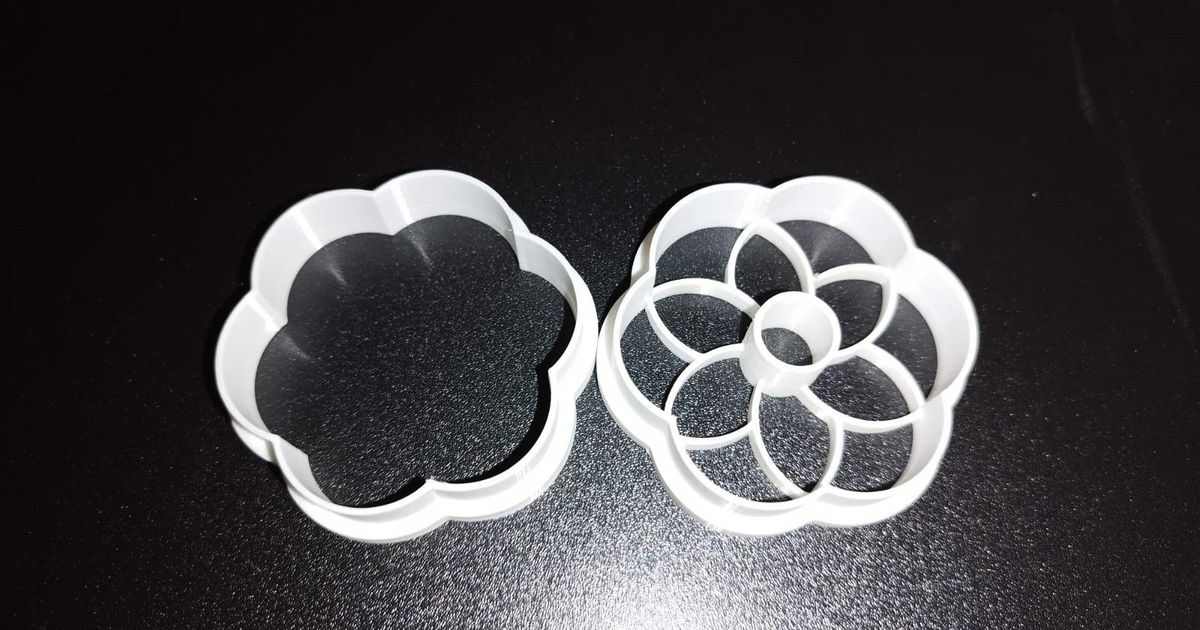 Flower cookie cutter by Vuggy Download free STL model