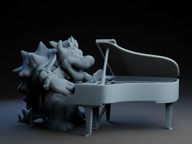 Bowser Playing "Peaches"