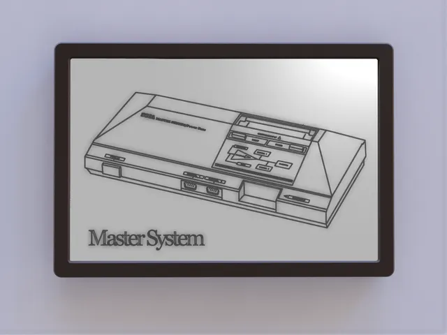 SEGA Master System Patent Art w Logo