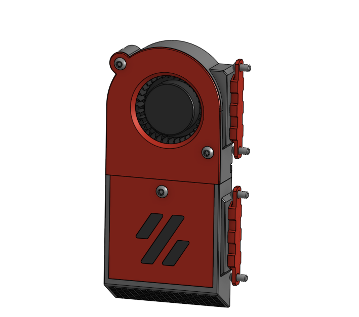 Voron V0 tiny recirculating carbon filter, MFNano Remix by Kejar31