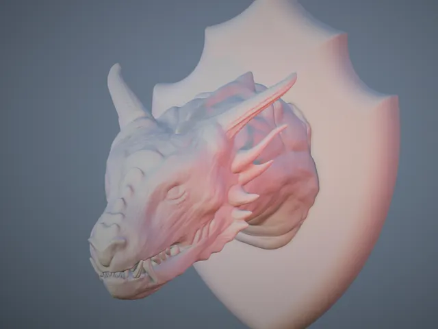 Dragon Head Bust