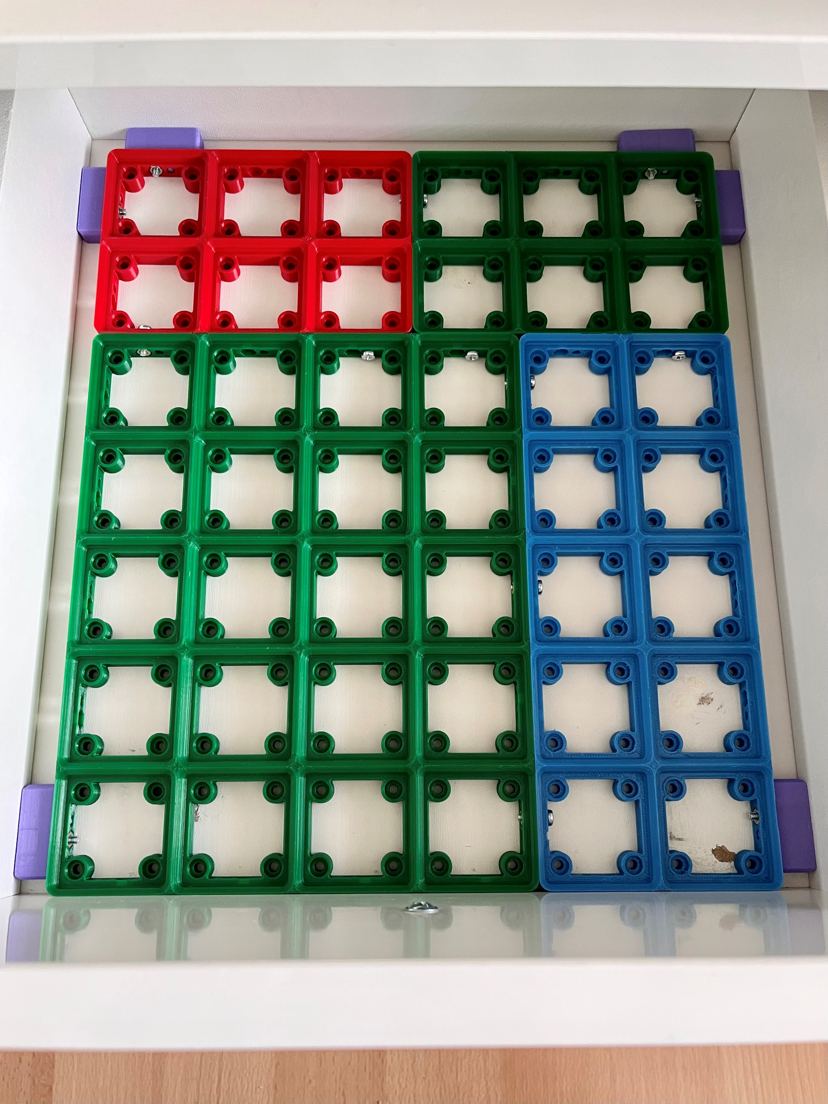 Miniatura 5 do modelo 3D Gridfinity Baseplate Screwable