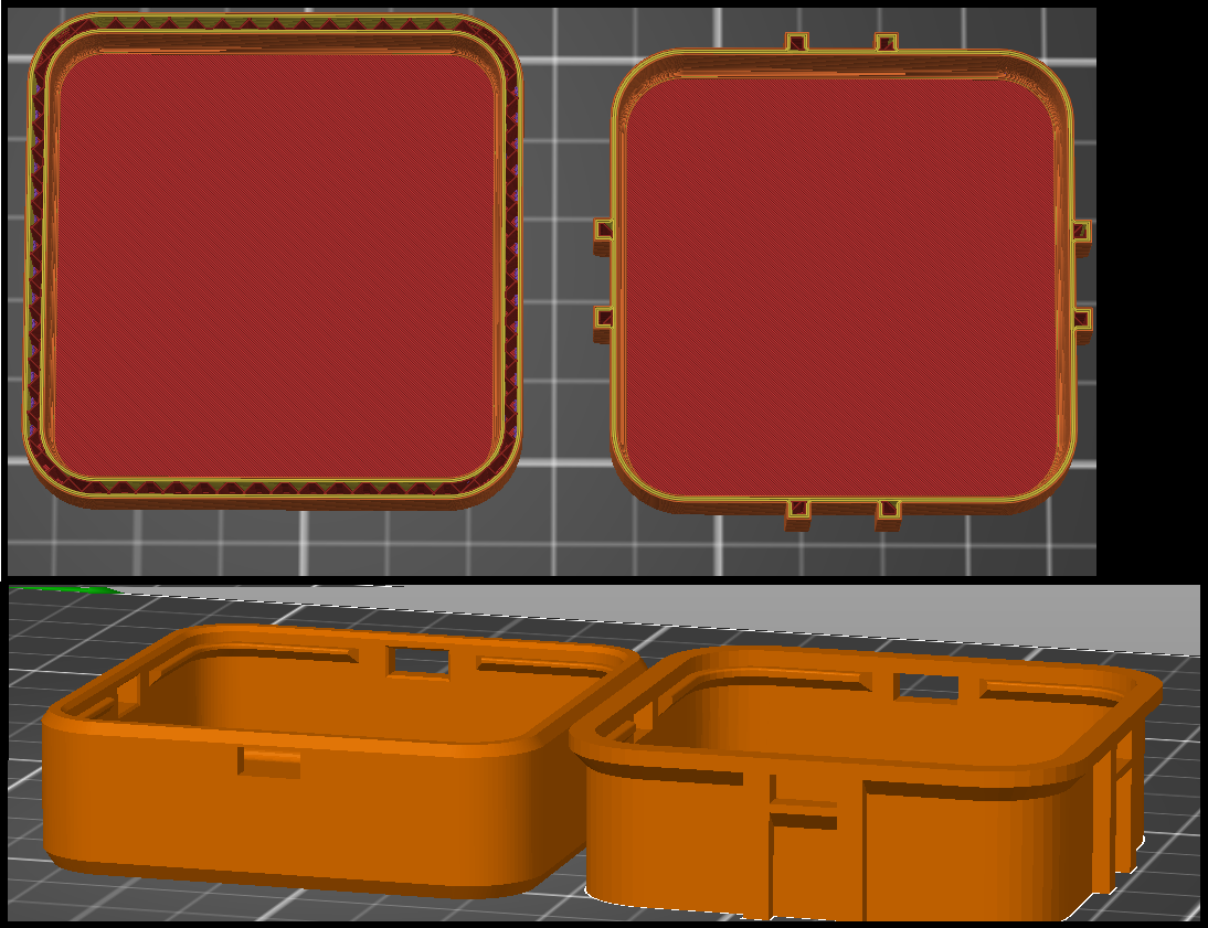 Mechanically Locking Container by JamesThePrinter, Download free STL model