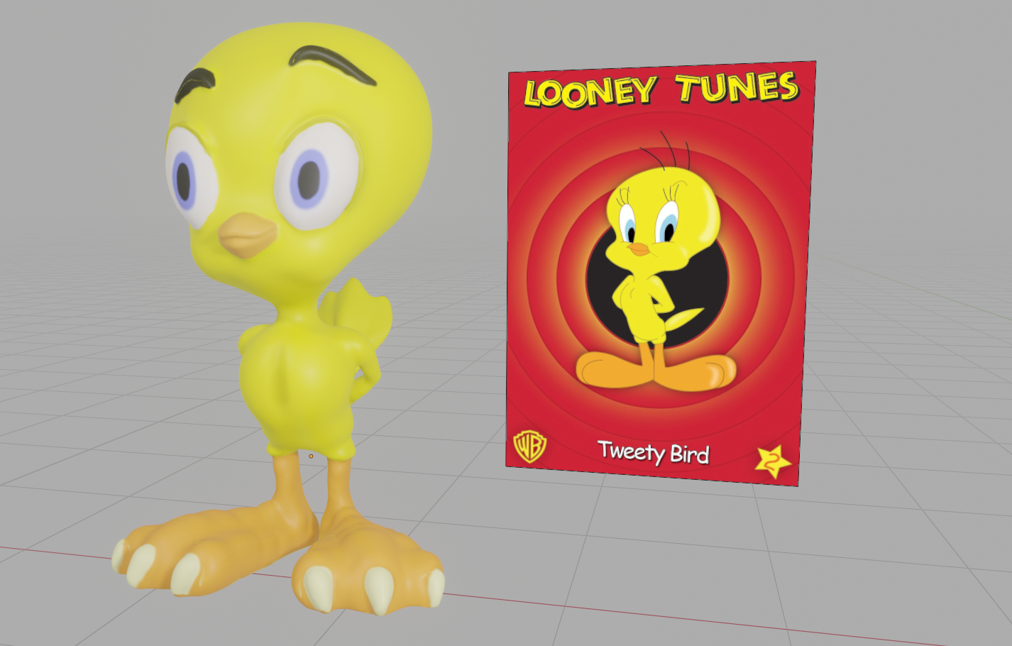 Miniatura 7 do modelo 3D Tweety bird