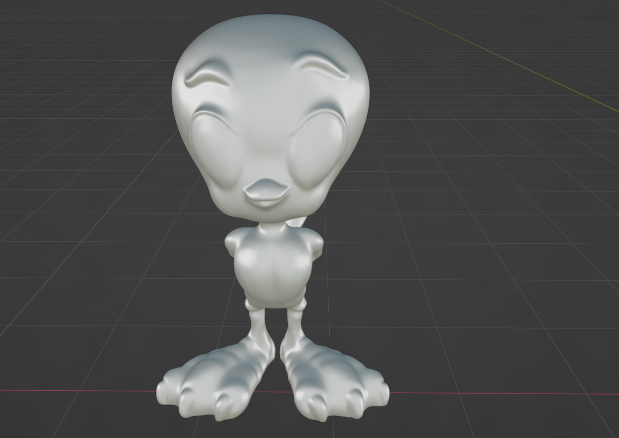 Miniatura 6 do modelo 3D Tweety bird