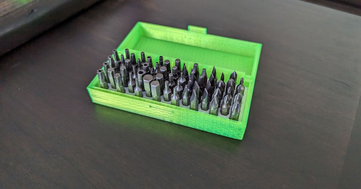 Standard Screwdriver Bit Holder Case 60 bit by