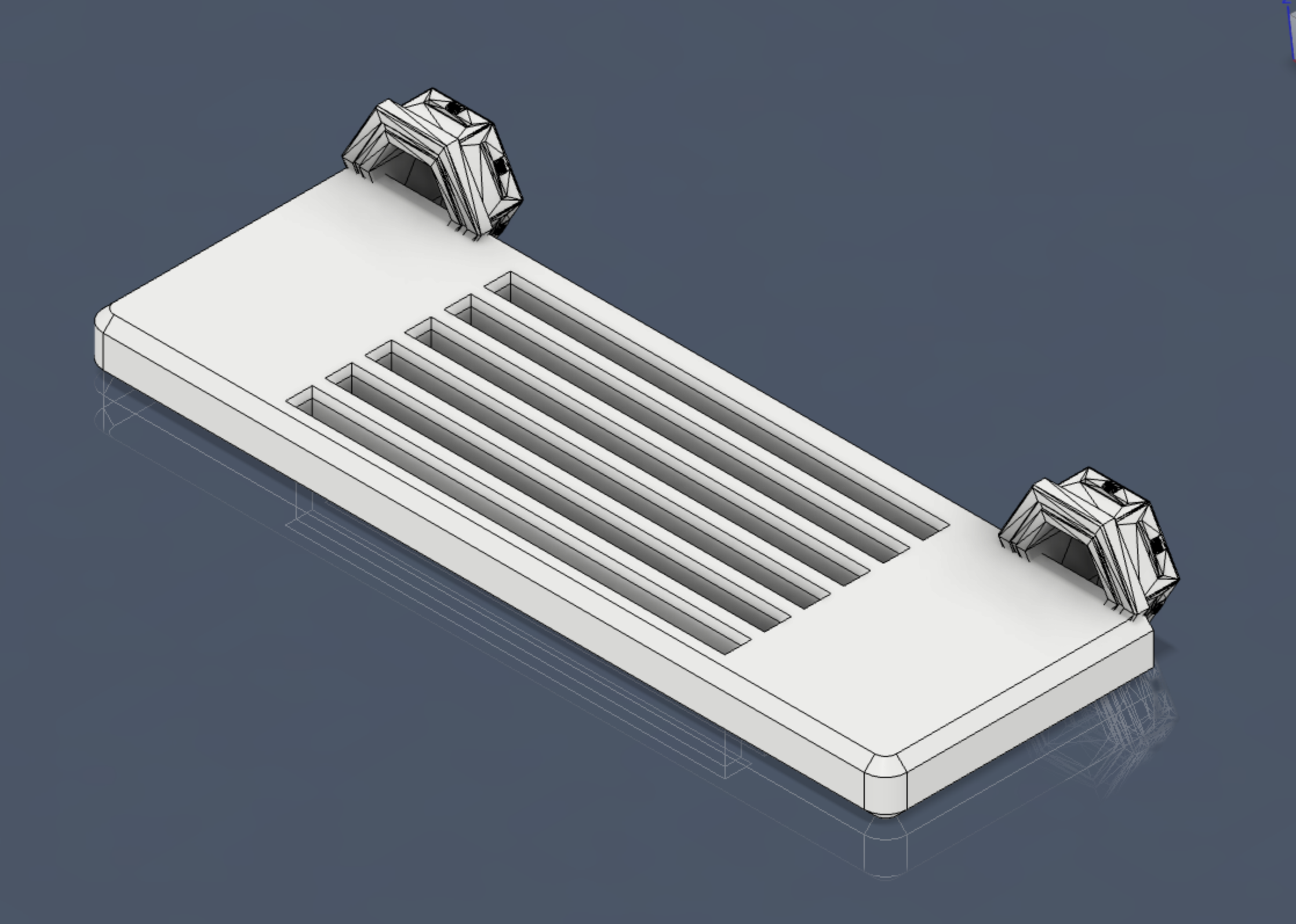 p1p x1 x1c bambu lab bed plate holder for hsw by Anthony Petty