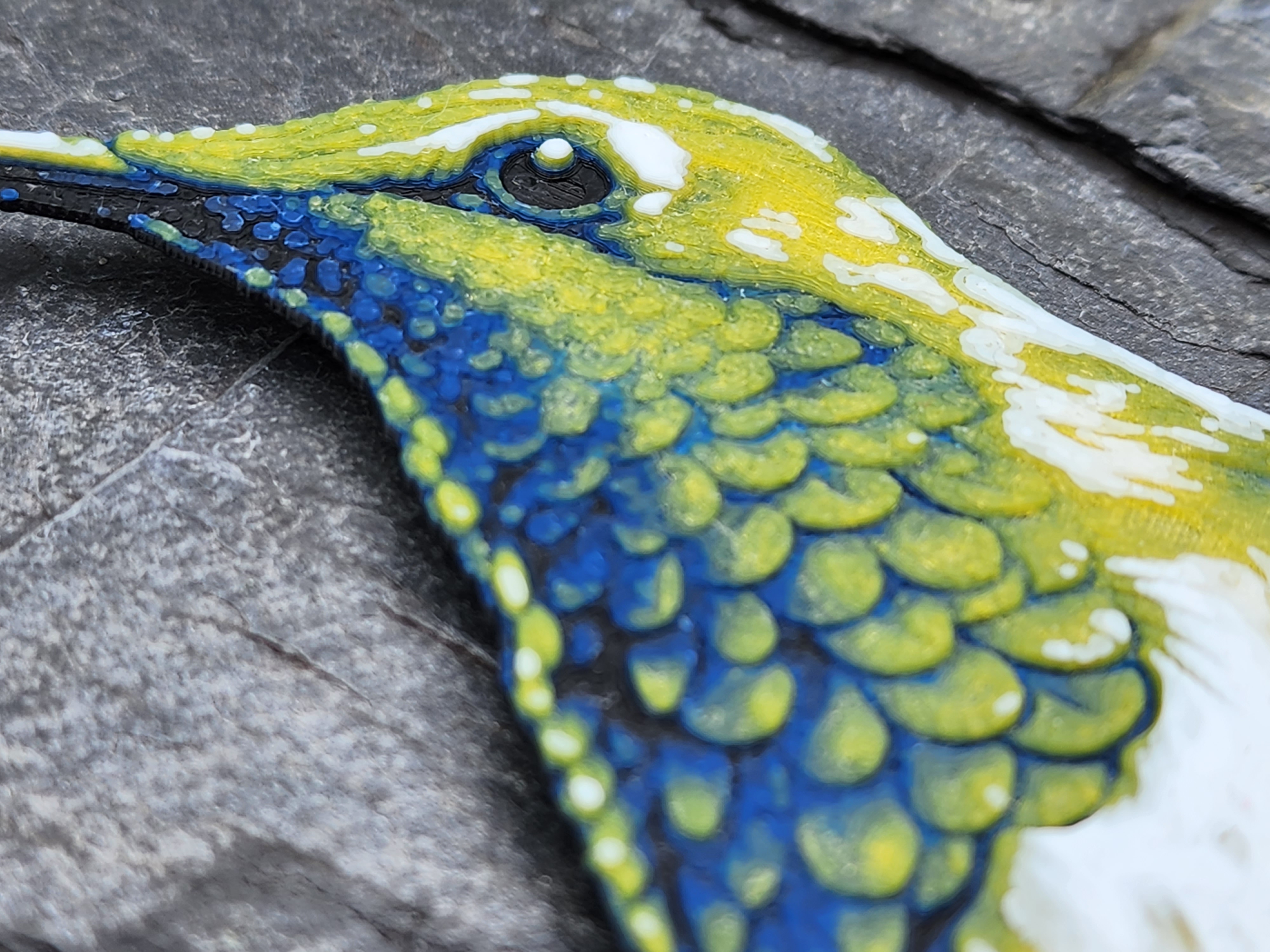 HueForge Hummingbird By ZombieHedgehog Download Free STL Model 