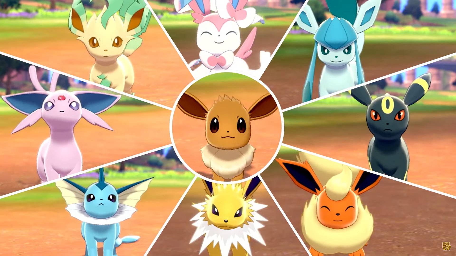 Eevee and all of her evolutions by Gryn