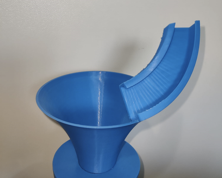Piggy Bank lid with Coin Funnel for Nutella jar