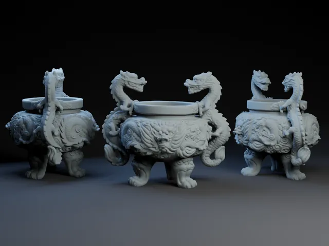 Dragon Incense Burner.