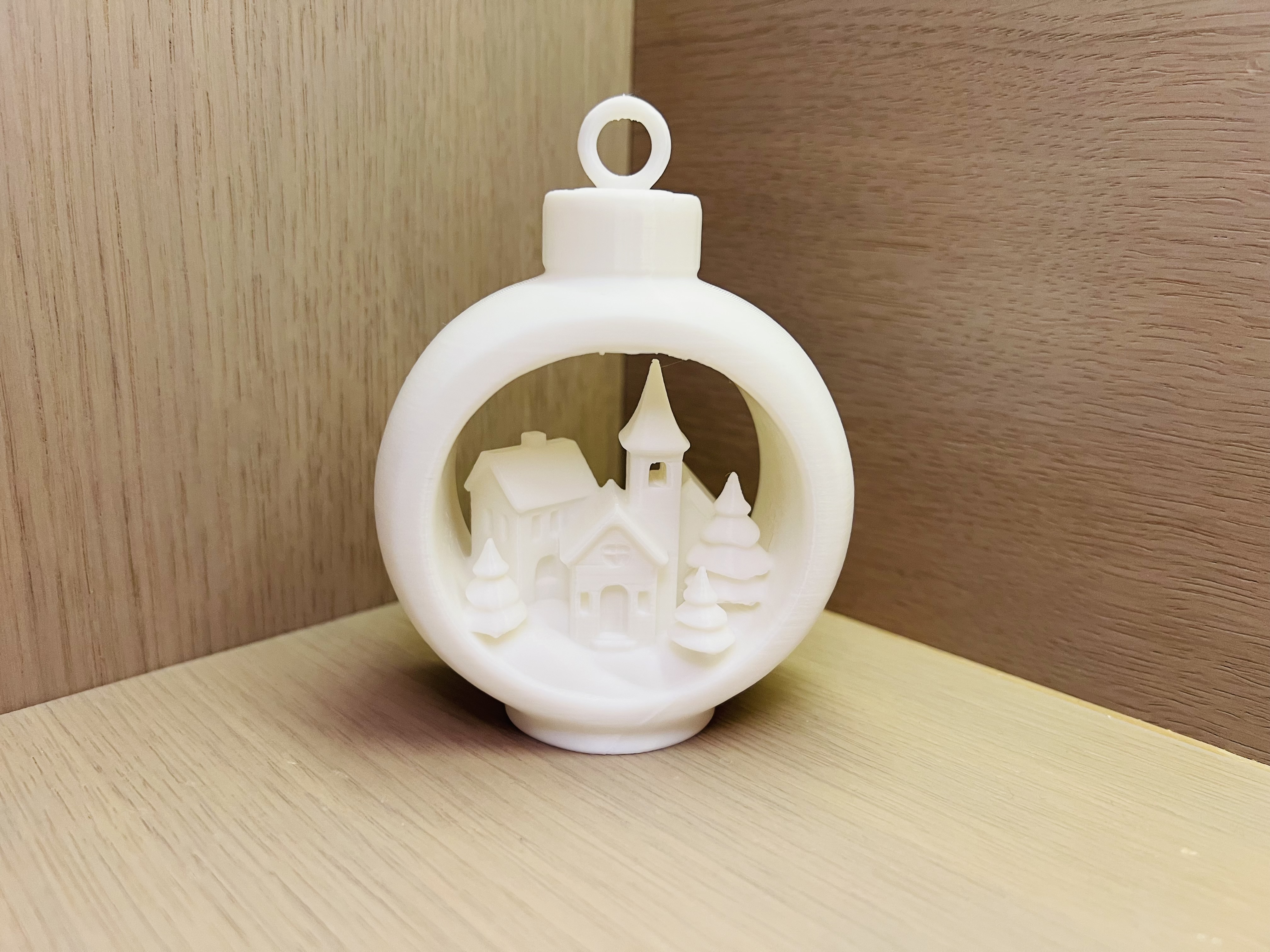 Winter Village Ornament