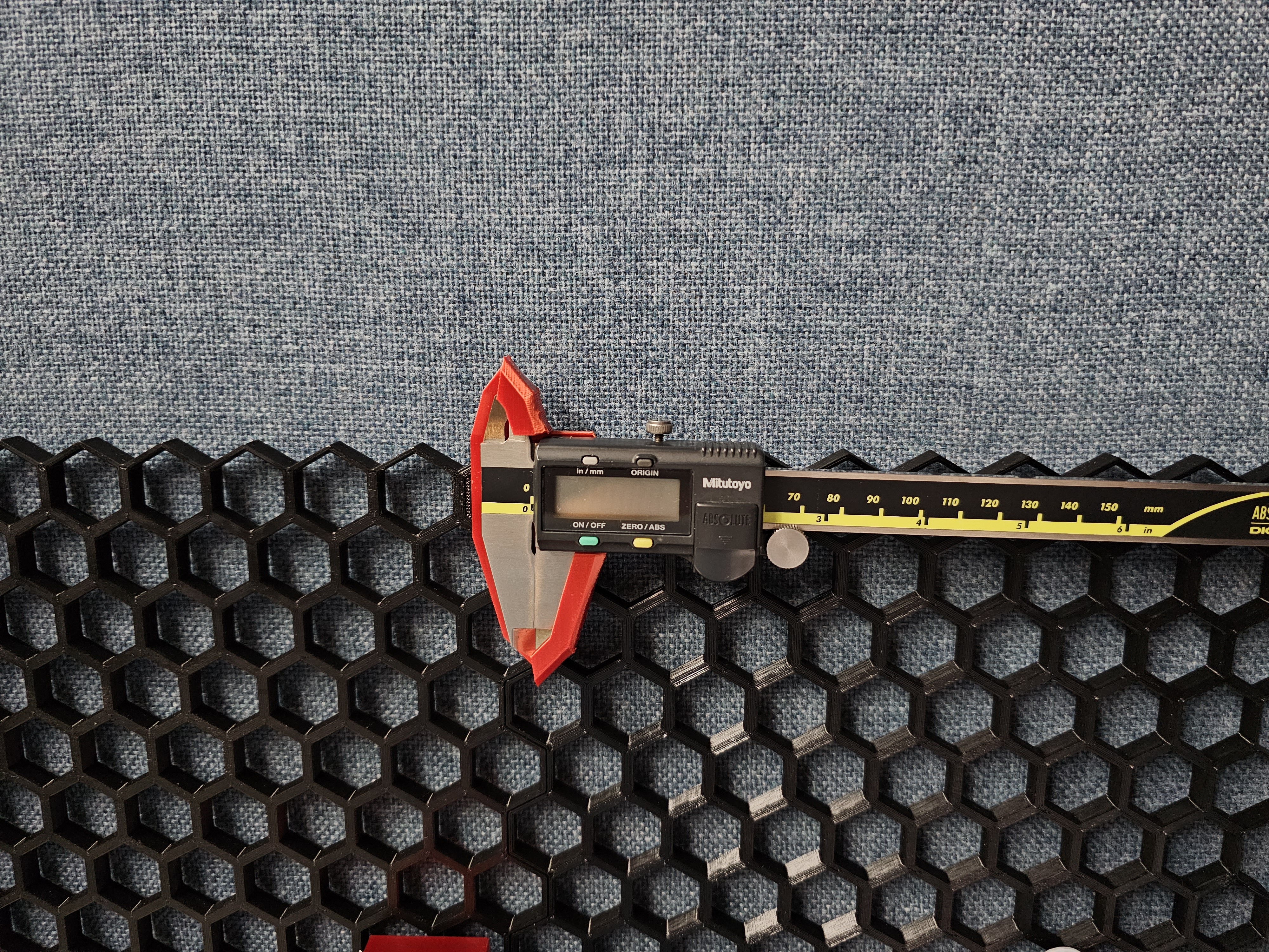 Mitutoyo Caliper Holder for Honeycomb Storage Wall (Remix)