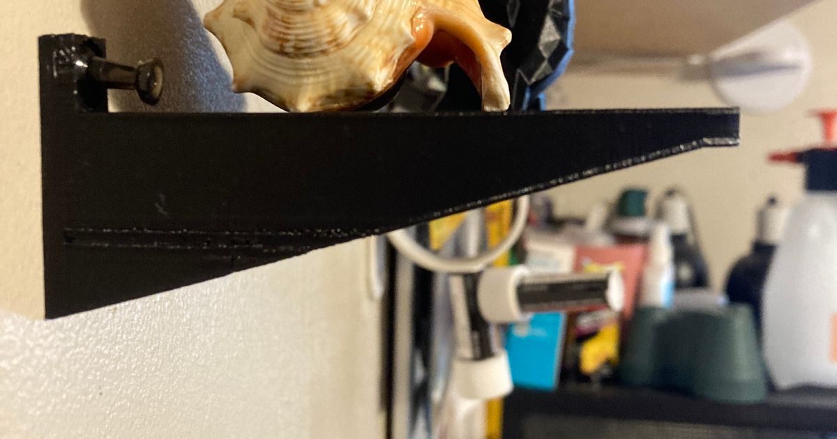 Pushpin/Thumbtack shelf by pancake Download free STL model