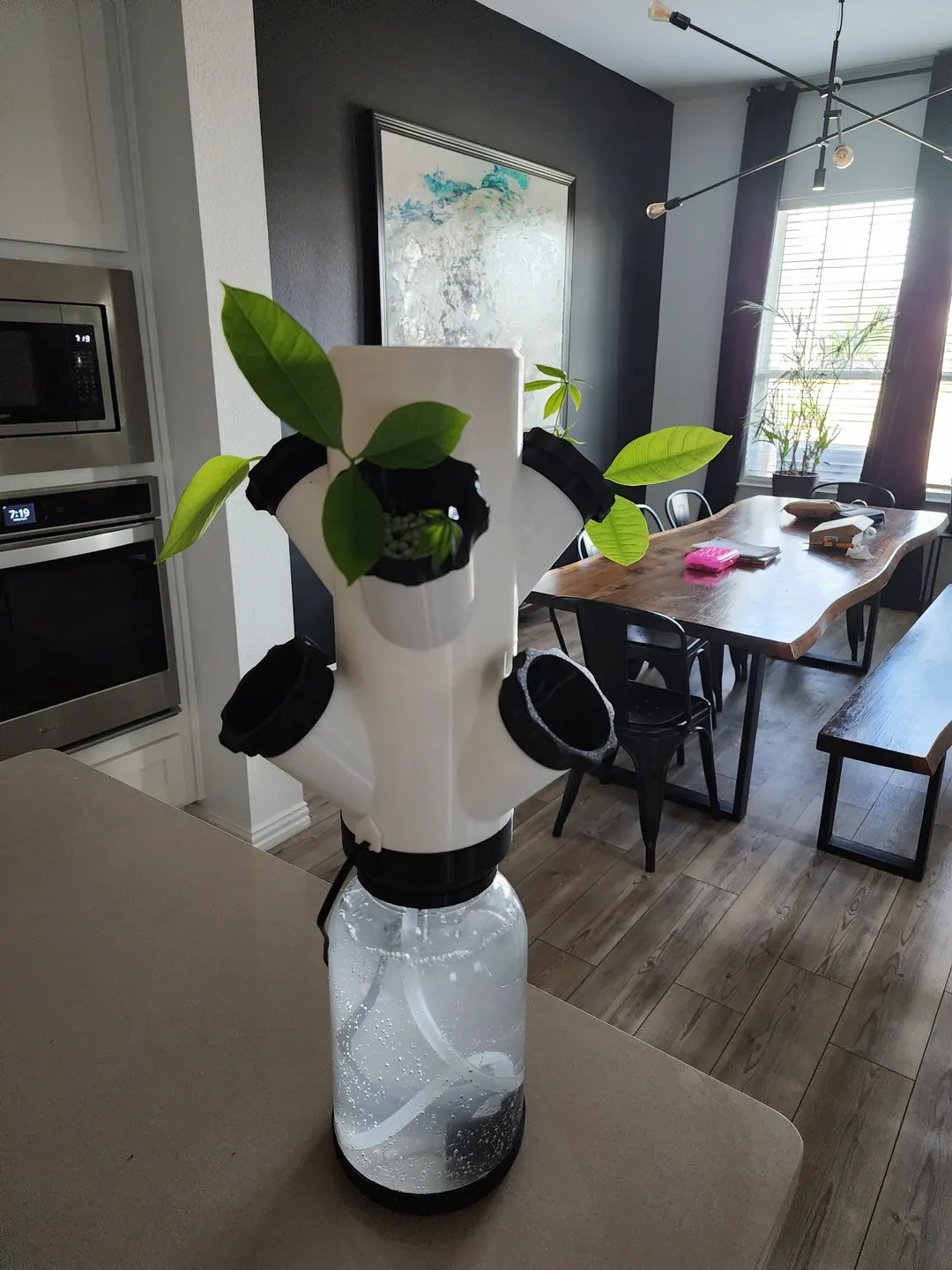 Jar Adapter for Hydroponic Tower Garden