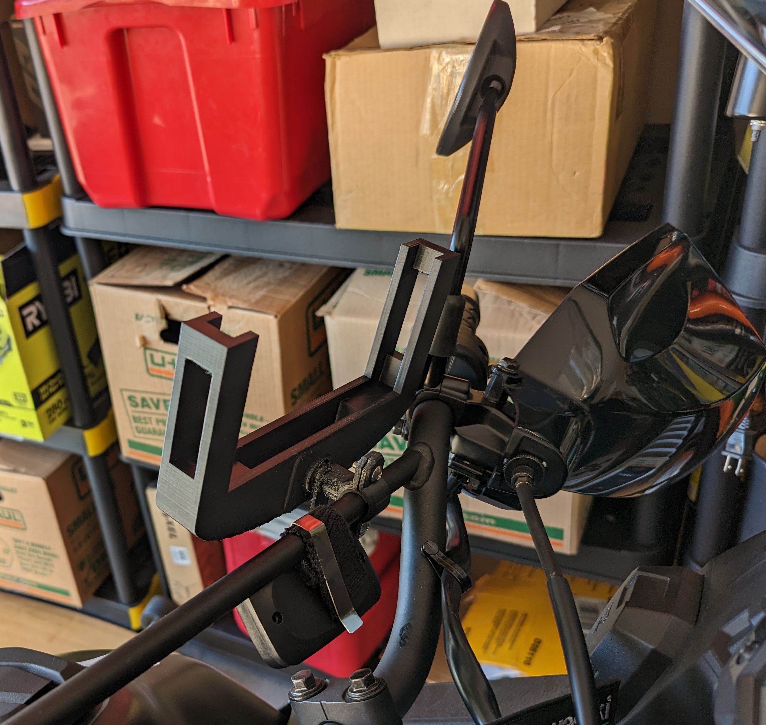 KLR 650 version of "Motorcycle Phone Holder" by Birdman2010 Download