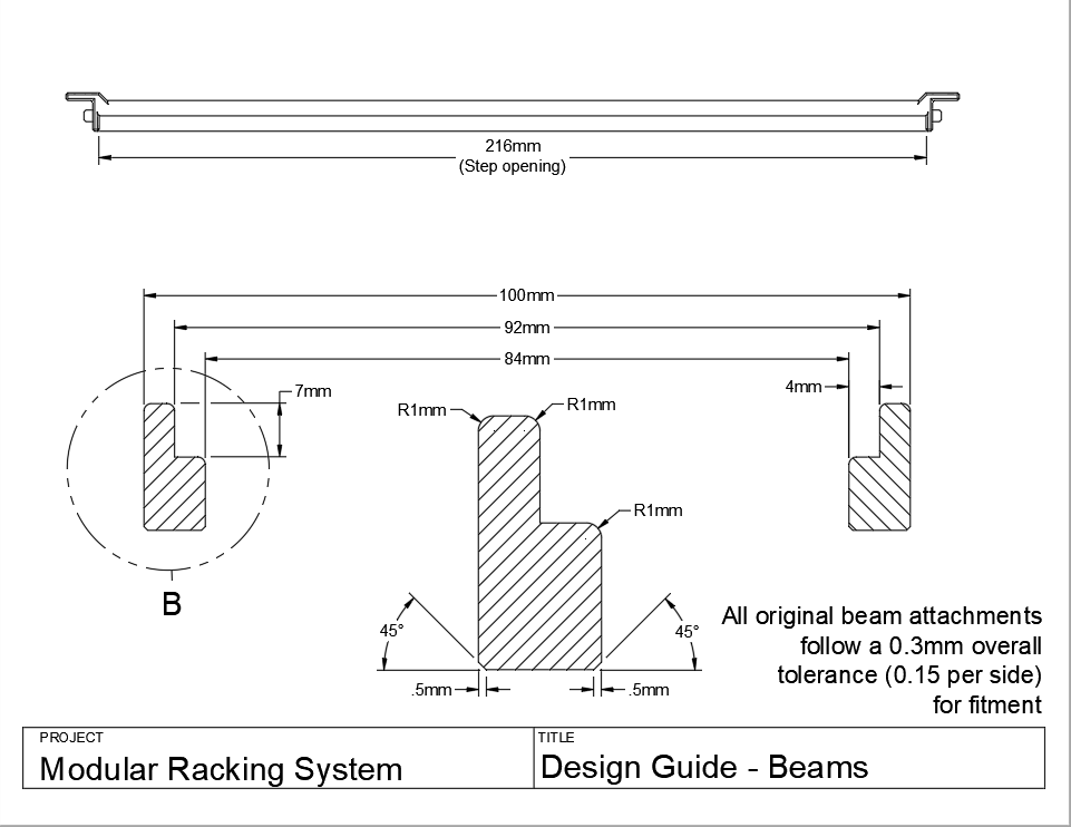 Modular racking system (Based on real warehouse racking) by Drekentai ...