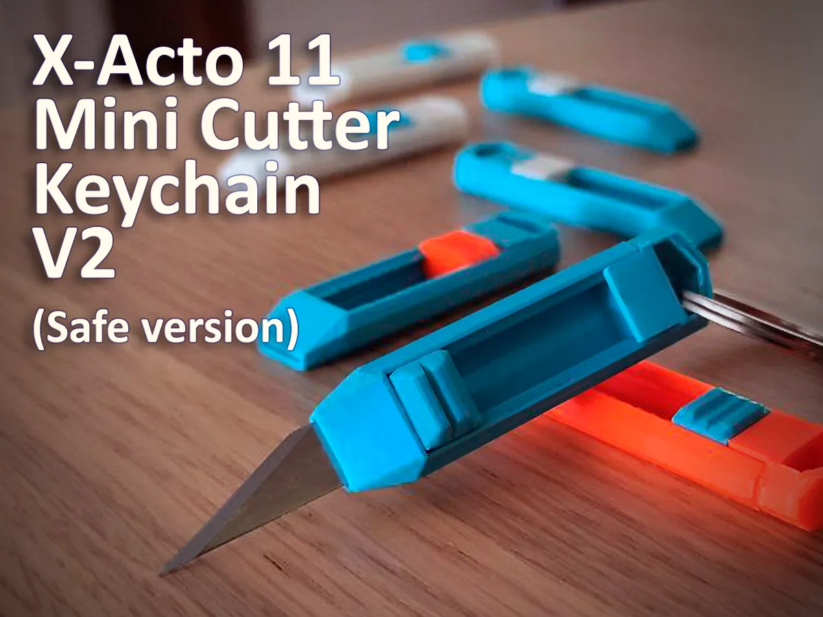 Xacto minicutter Keychain by Sancho