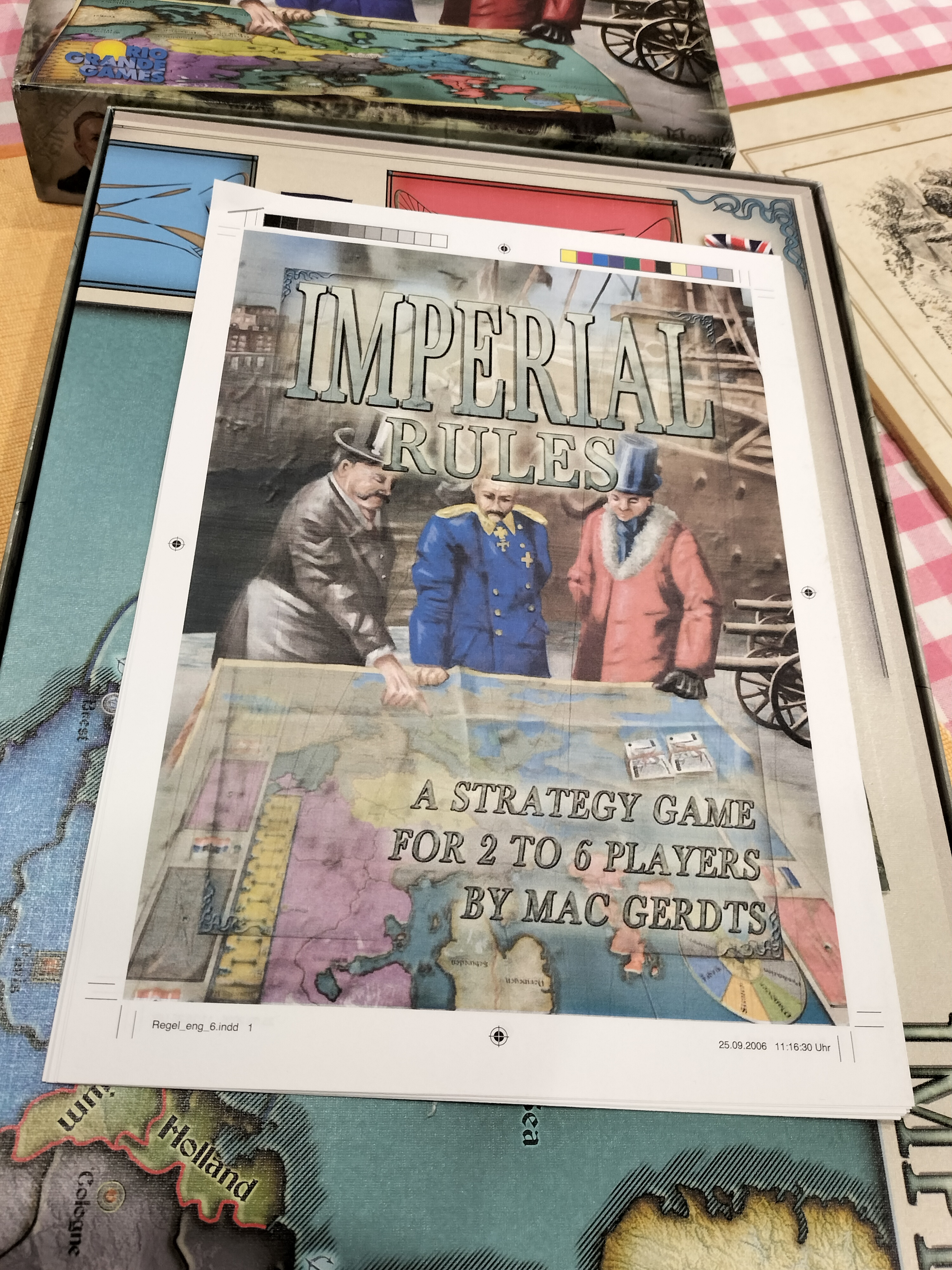 Imperial Game Organiser