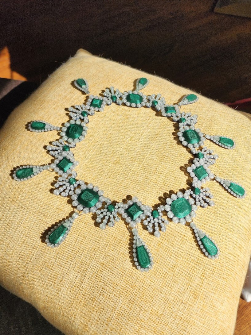 Louvre Heist Stolen Emerald Necklace
