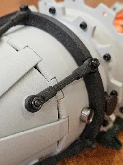 Print-In-Place Tie Rod for Turbojet Variable Nozzle