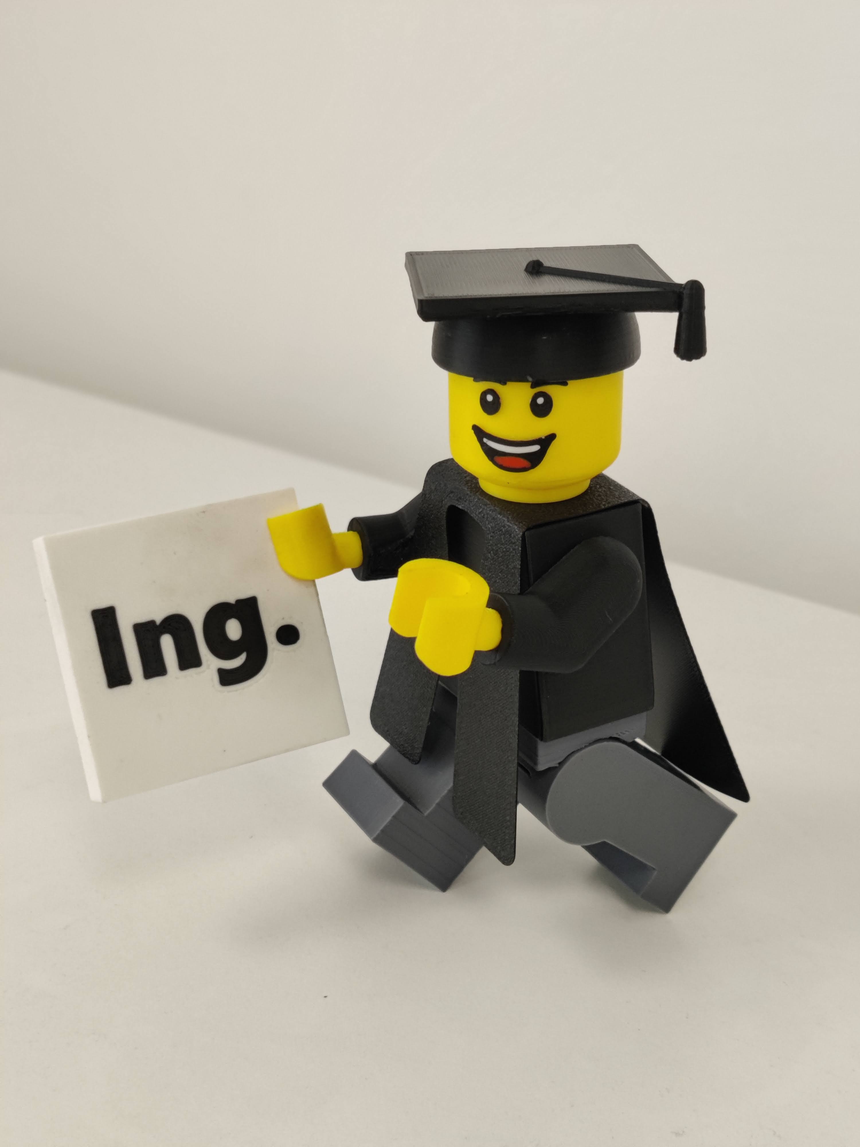 Graduate Minifigure LEGO Compatible By Shamot16 Download Free STL Graduate Minifigure LEGO Compatible By Shamot16 Download Free STL