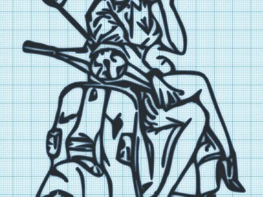 FUJIKO - VESPA - WALL ART