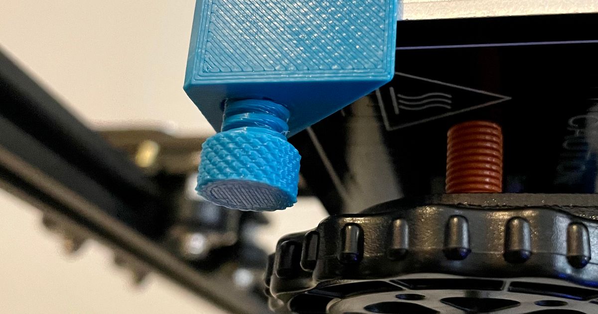 Glass bed corner clamp by Spas Bilyarski Download free STL model