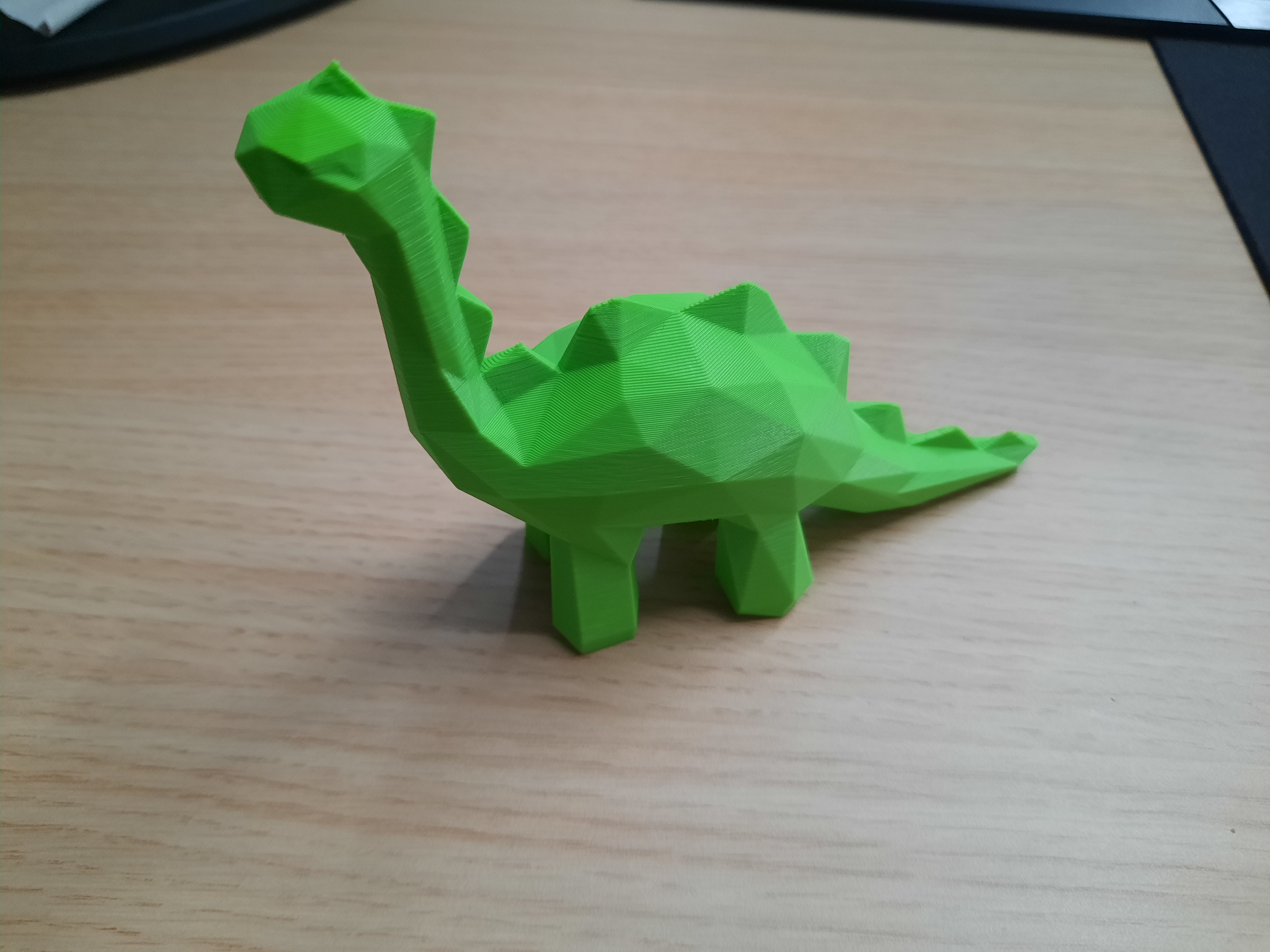 Cute longneck dinosaur low-poly