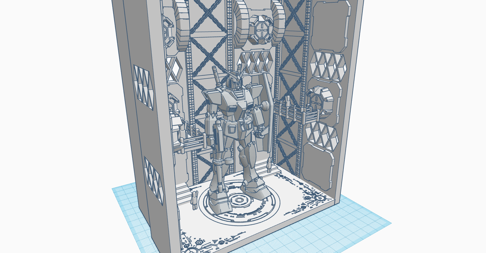 Gunpla Hangar - Gundam base by carlostoymaker | Download free STL model ...