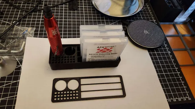 Gridfinity Holder for AFA Tooling Deburring Tool Kit