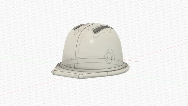 Construction Helmet Keychain
