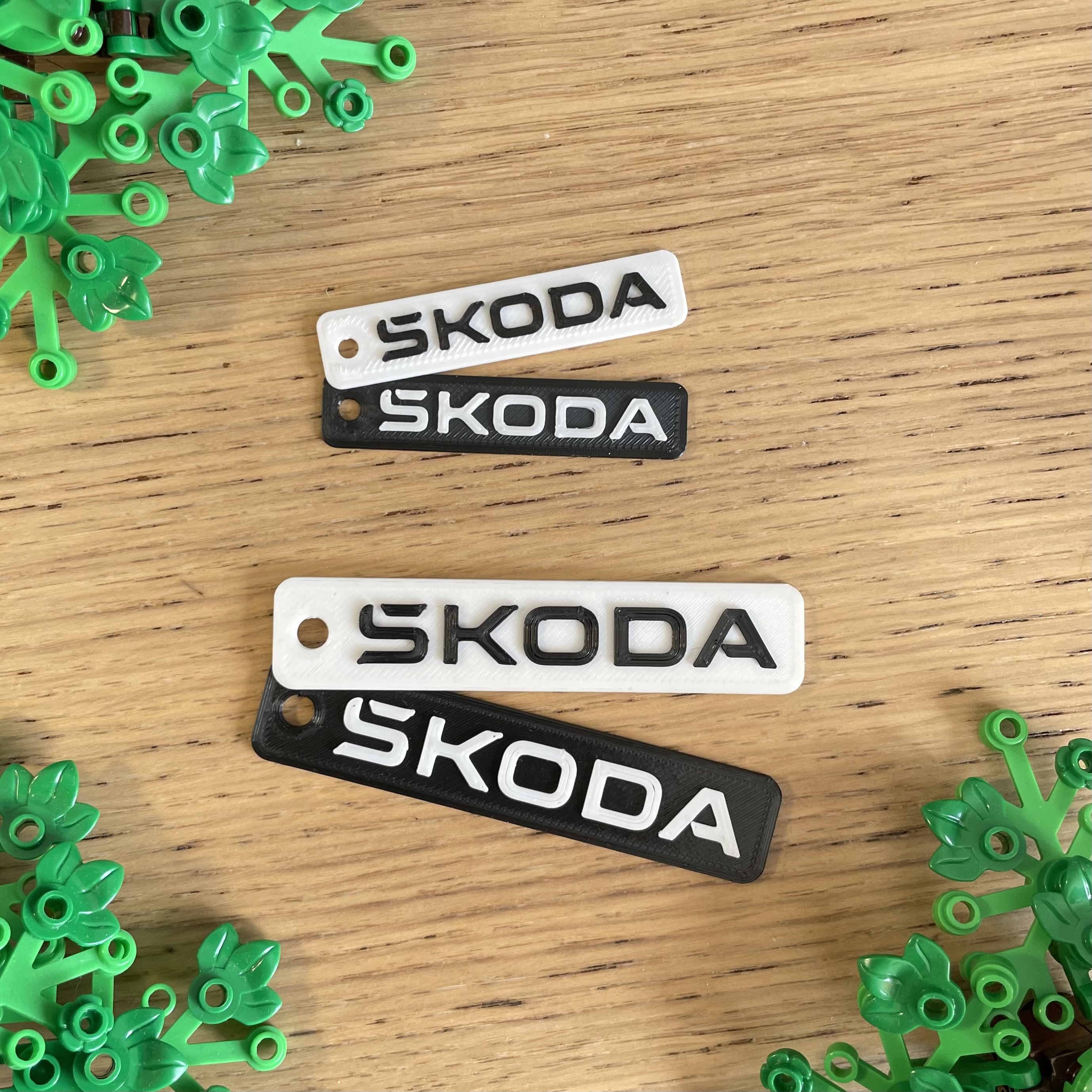 New Skoda Logo Keychain