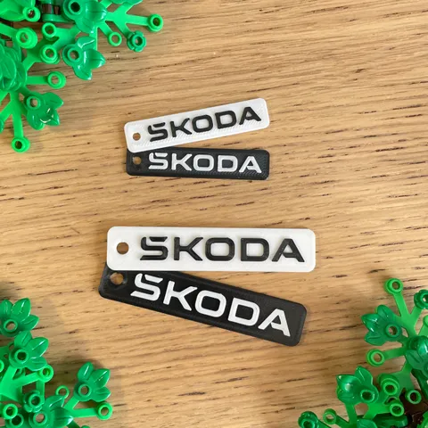 New Skoda Logo Keychain