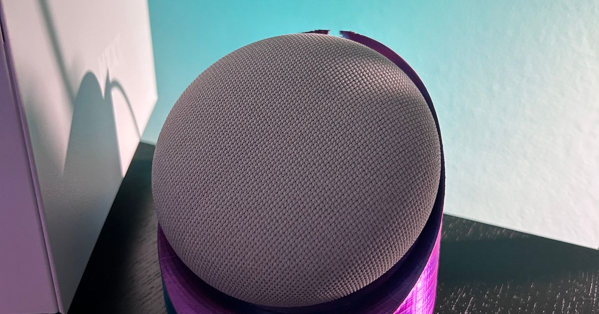 Google Nest Mini Holder V2 by G6Prints Download free STL model