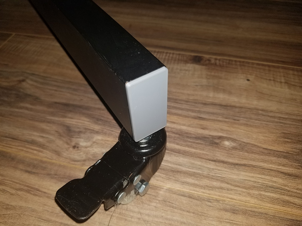 Rolling TV Stand Feet Cap