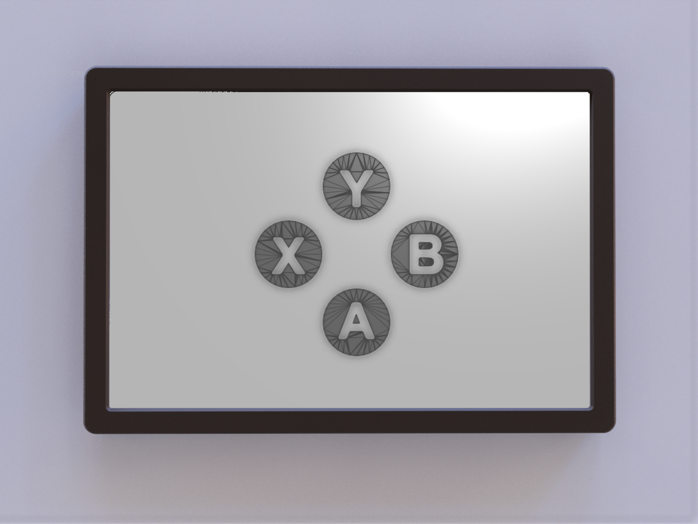 Xbox Button Wall Art