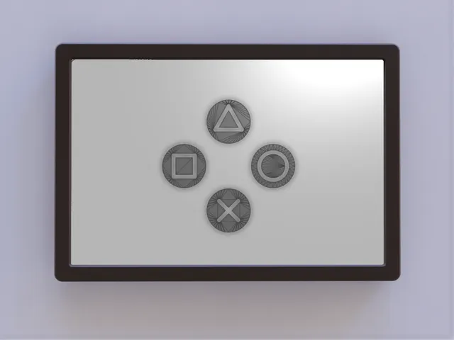 PlayStation Button Wall Art