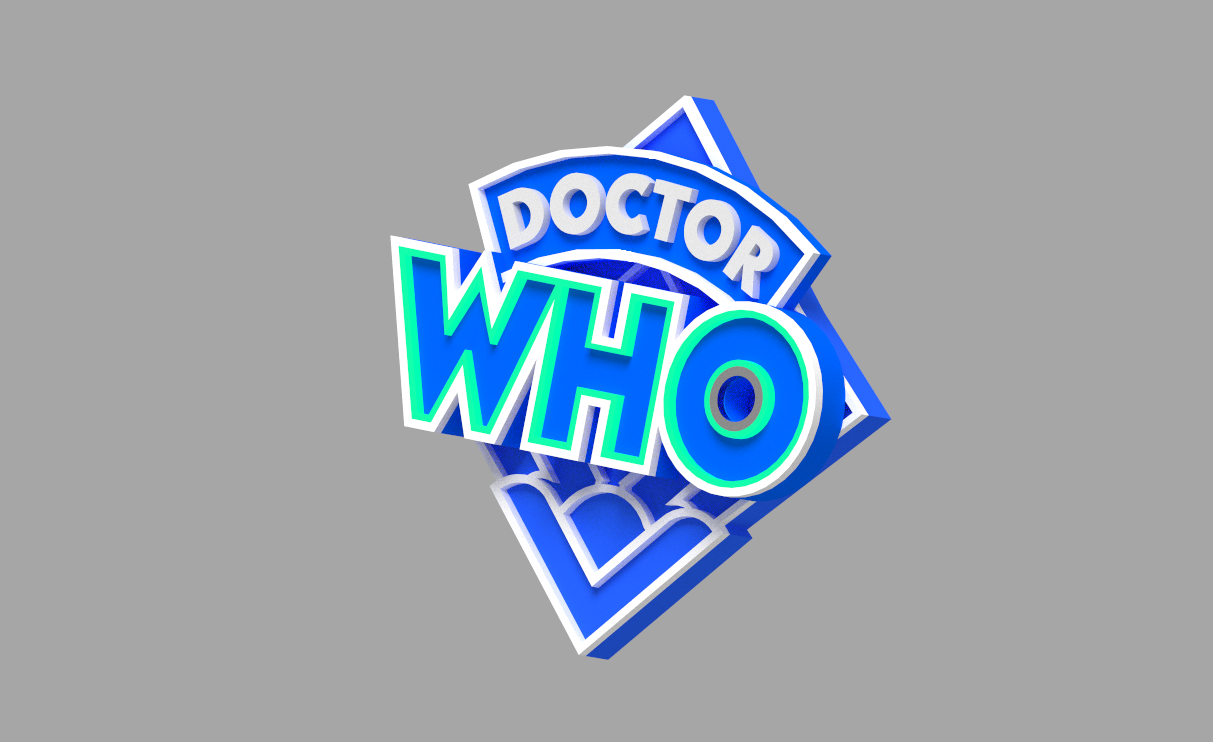 Doctor Who Logo by PowerlessMainframe | Download free STL model ...