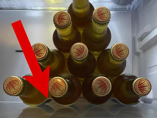 (Beer?) bottle/can holder for the fridge