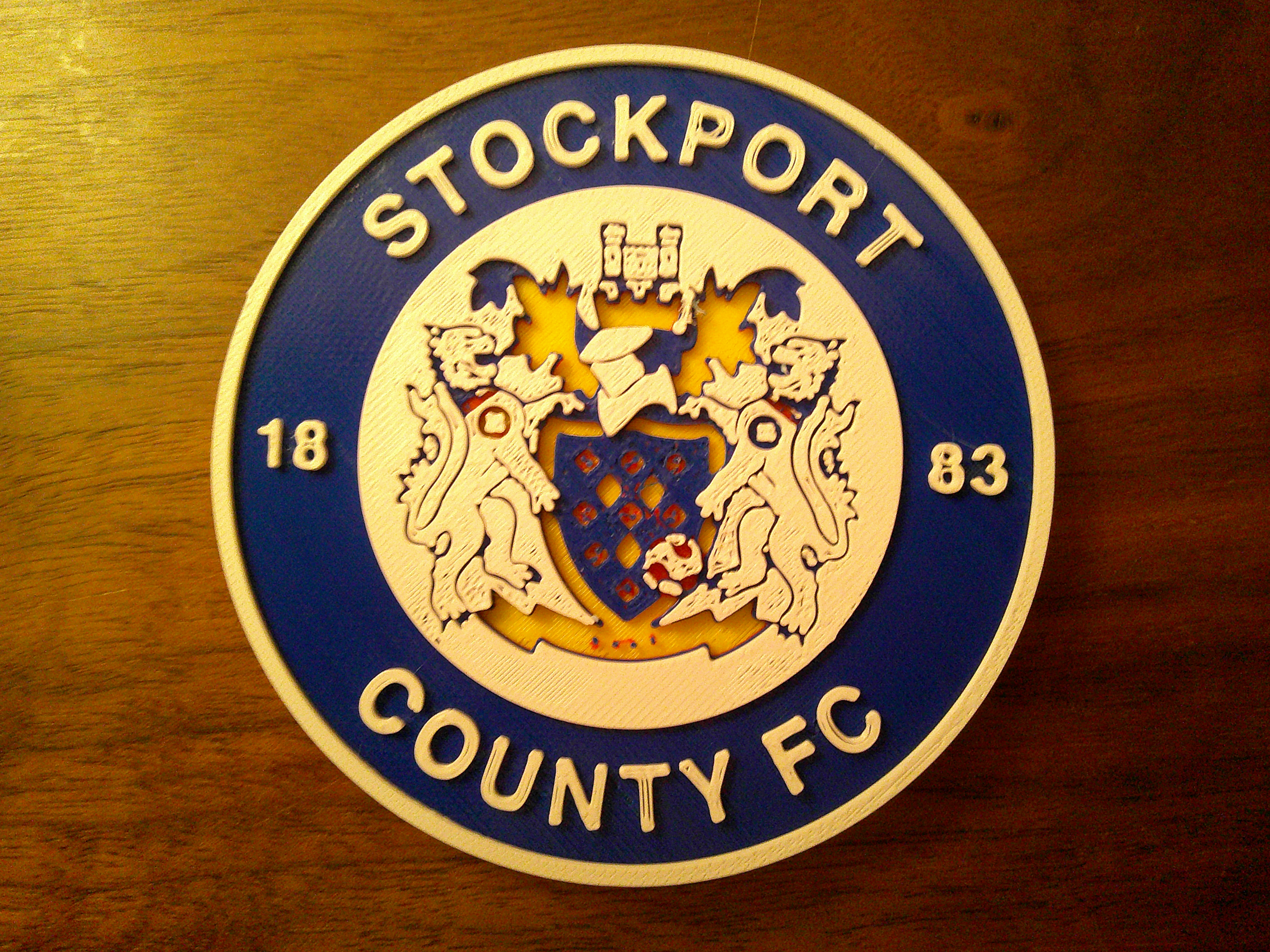 Stockport County F.C. Logo Coaster or Plaque