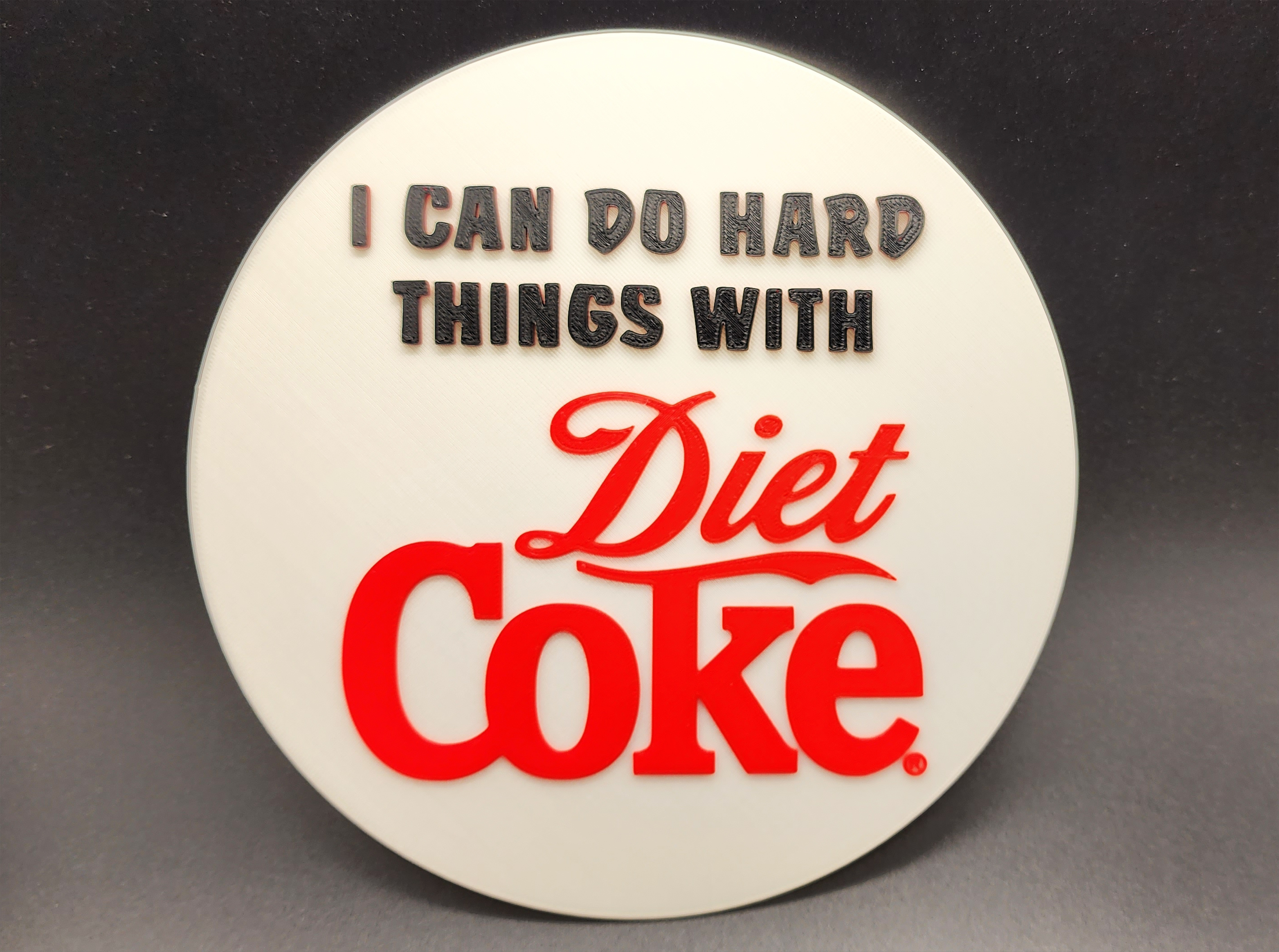 Vintage Diet Coke Sign 3 Color