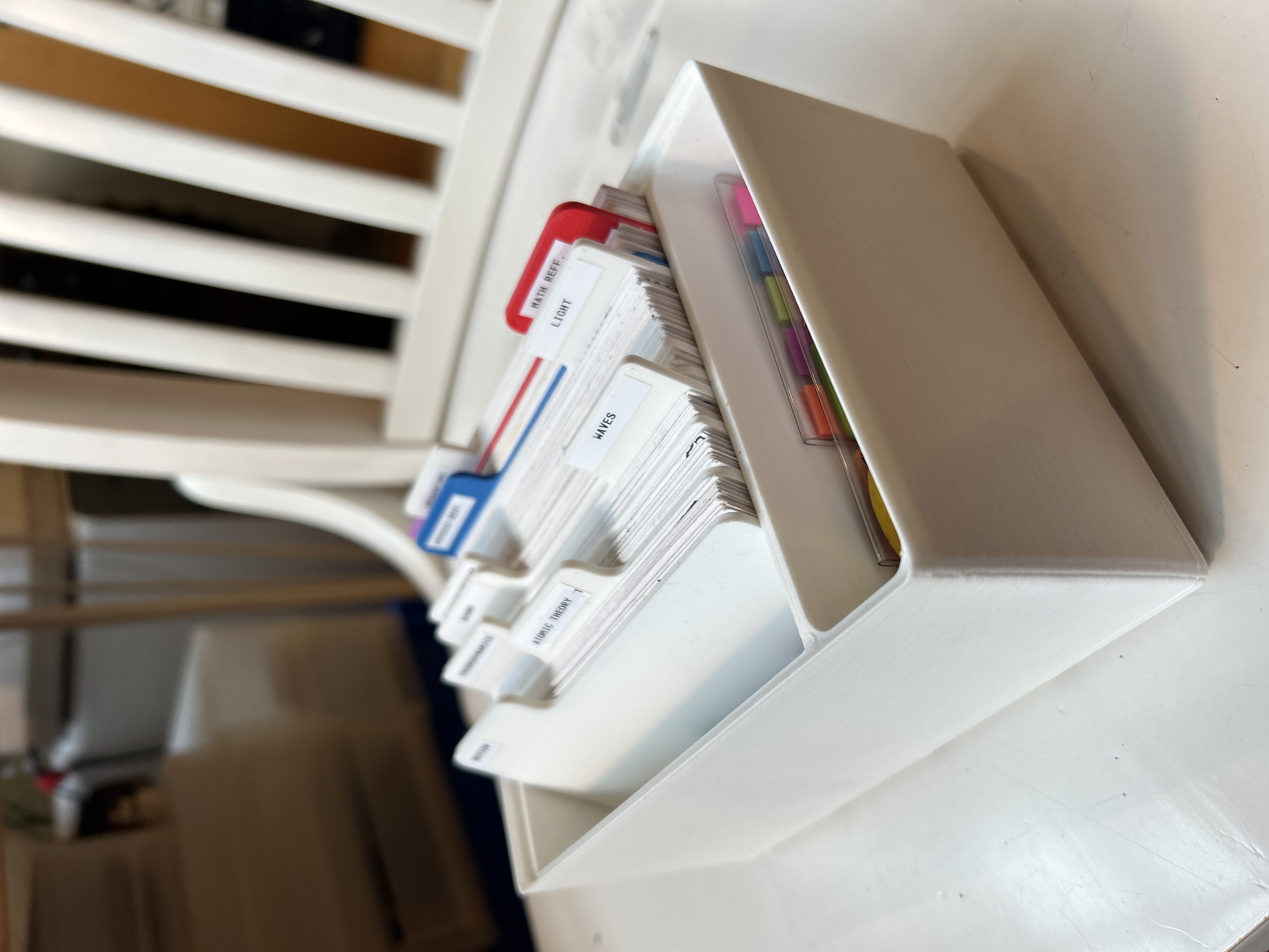 SuperCool! Index Card Organizer