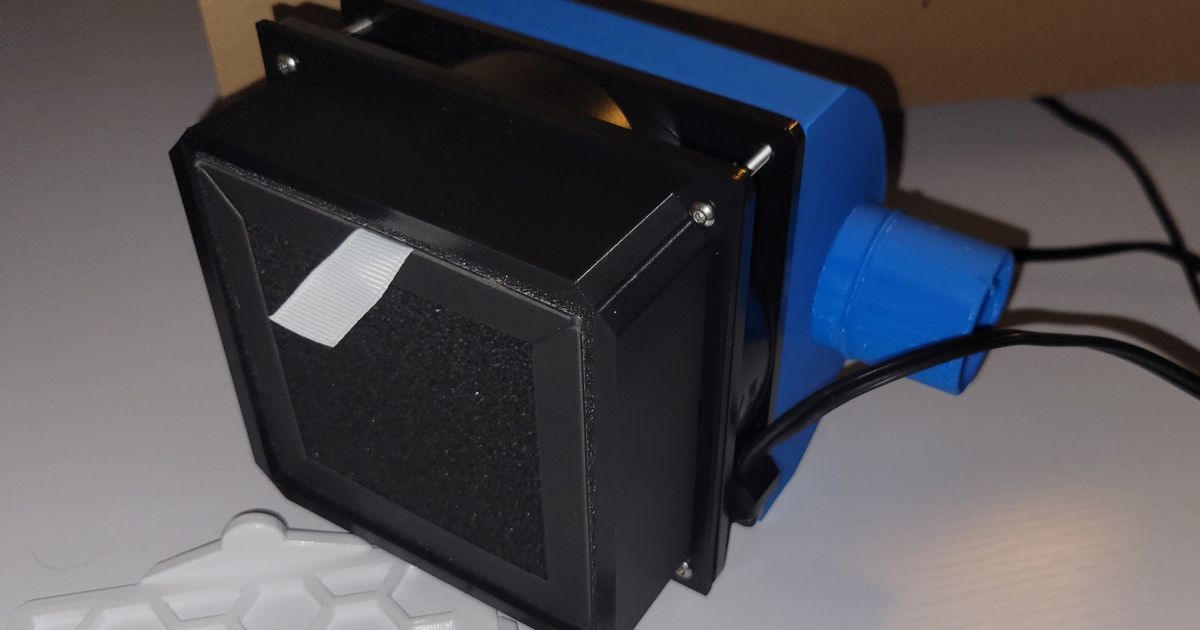 120MM AC INFINITY FAN AND FILTER by JC Download free STL model