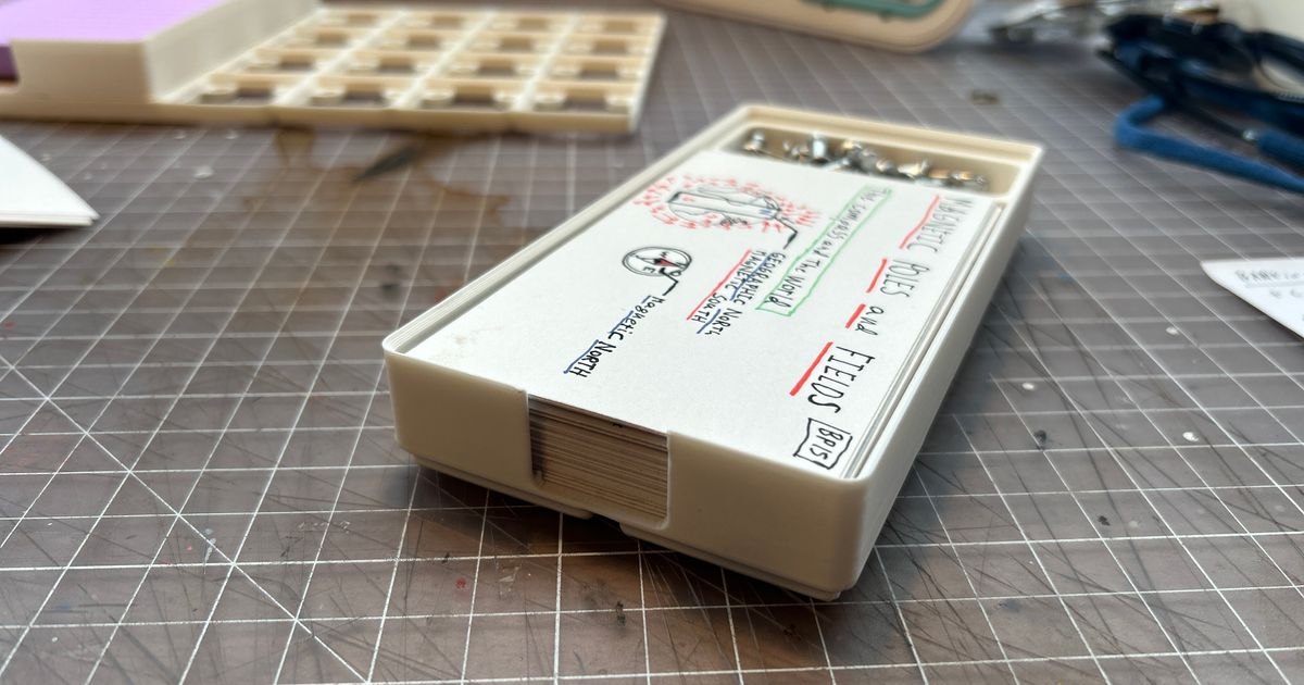 Supercool Gridfinity Index Card Tray By Don T Panic Studio Download Free Stl Model