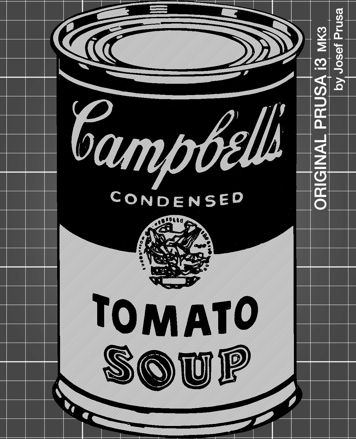 Campbell's Soup by Andy Warhol 2 Color by Triple G Workshop | Download ...