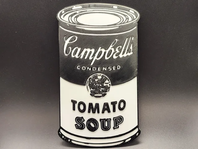 Campbell's Soup by Andy Warhol 2 Color