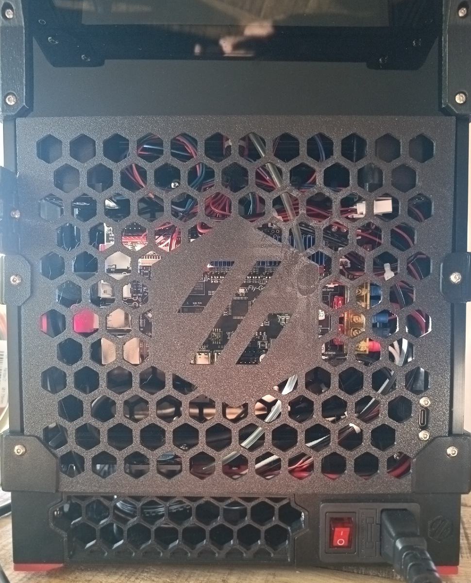 Voron V0.2 ventilated bottom rear panel with USB-C by gbm31 | Download ...